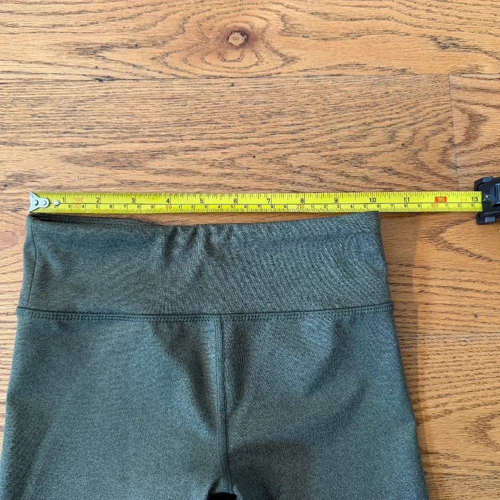 Old Navy Army Green Youth Girls Leggings (Size 6-7 / Small)